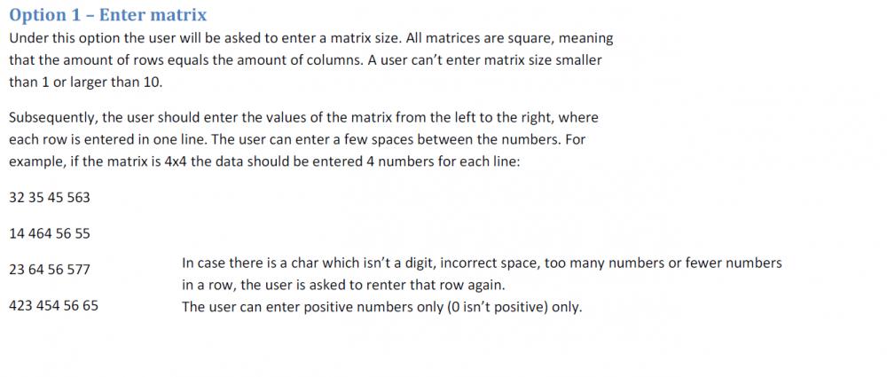 matrix- exercise the use of arrays in the code.-part-1-jpg
