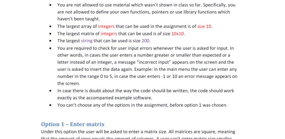 matrix- exercise the use of arrays in the code.-part-2-jpg