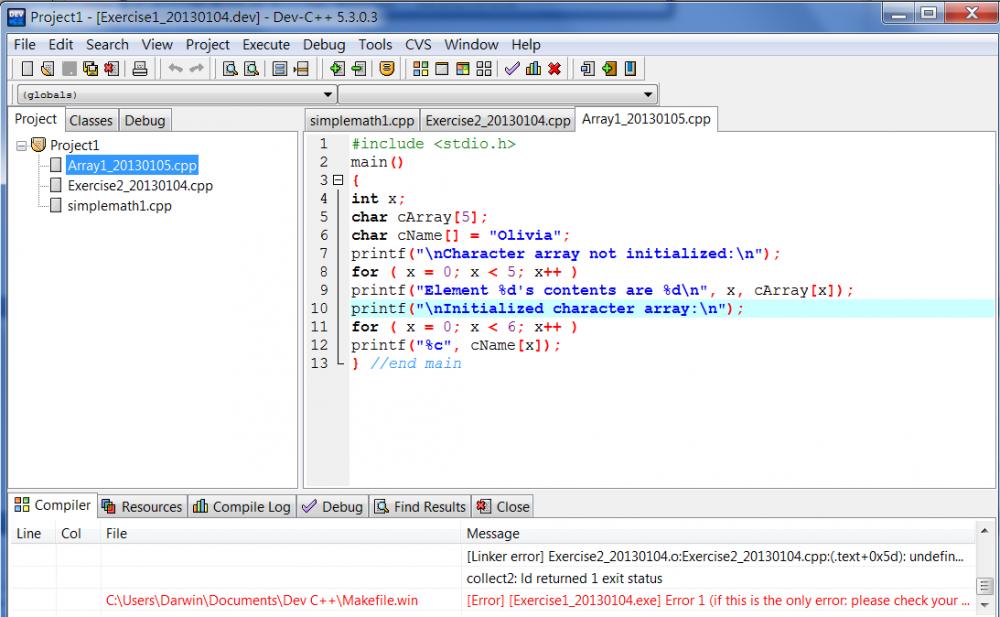 Dev C++ Dependency Dropped-initiation-array_20130105-jpg
