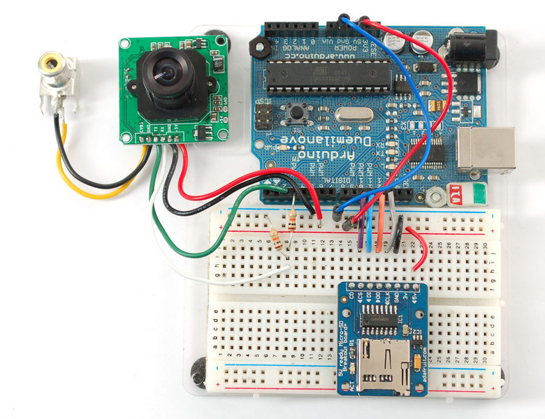Wireless Surveillance System using Arduino and Zigbee-ttl-camera-duino-jpeg