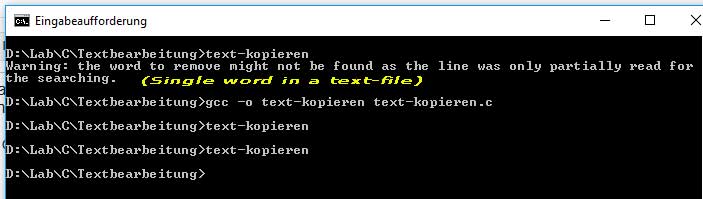 How to remove all occurrences of a WORD from a FILE in C-text-kopieren-jpg