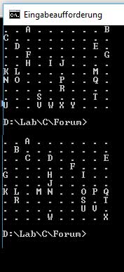 Multi-Array Problem: Random Walk of Alphabet on 10x10 Matrix (Beginner)-aplhabetmatrixrandom-jpg