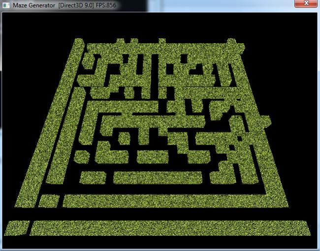Converting 2D Maze Generator to 3D-irrlicht-3d-maze-jpg