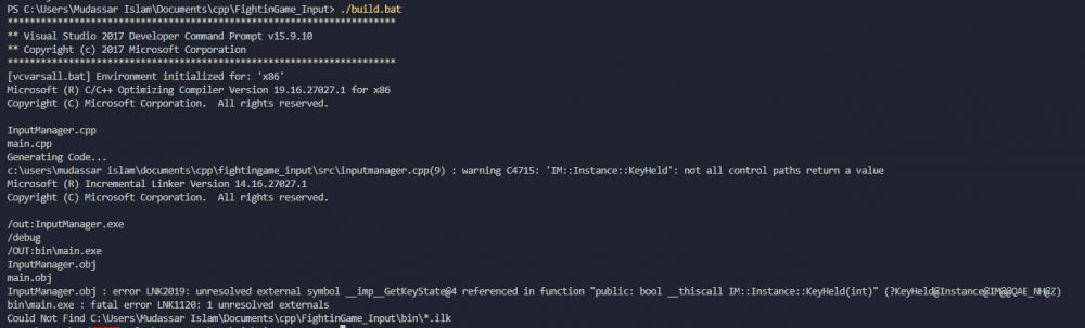 Unresolved External Symbol error because of a GetKeyState() call in struct method.-unknown-jpg